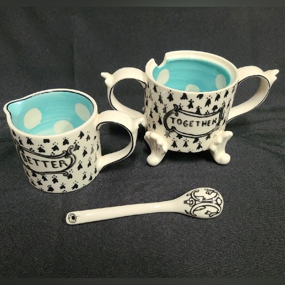 ✨HP✨ NEW VHTF MOLLY HATCH TEAPOT, CREAM/SUGAR BOWL & SPOON SET - Picture 10 of 12